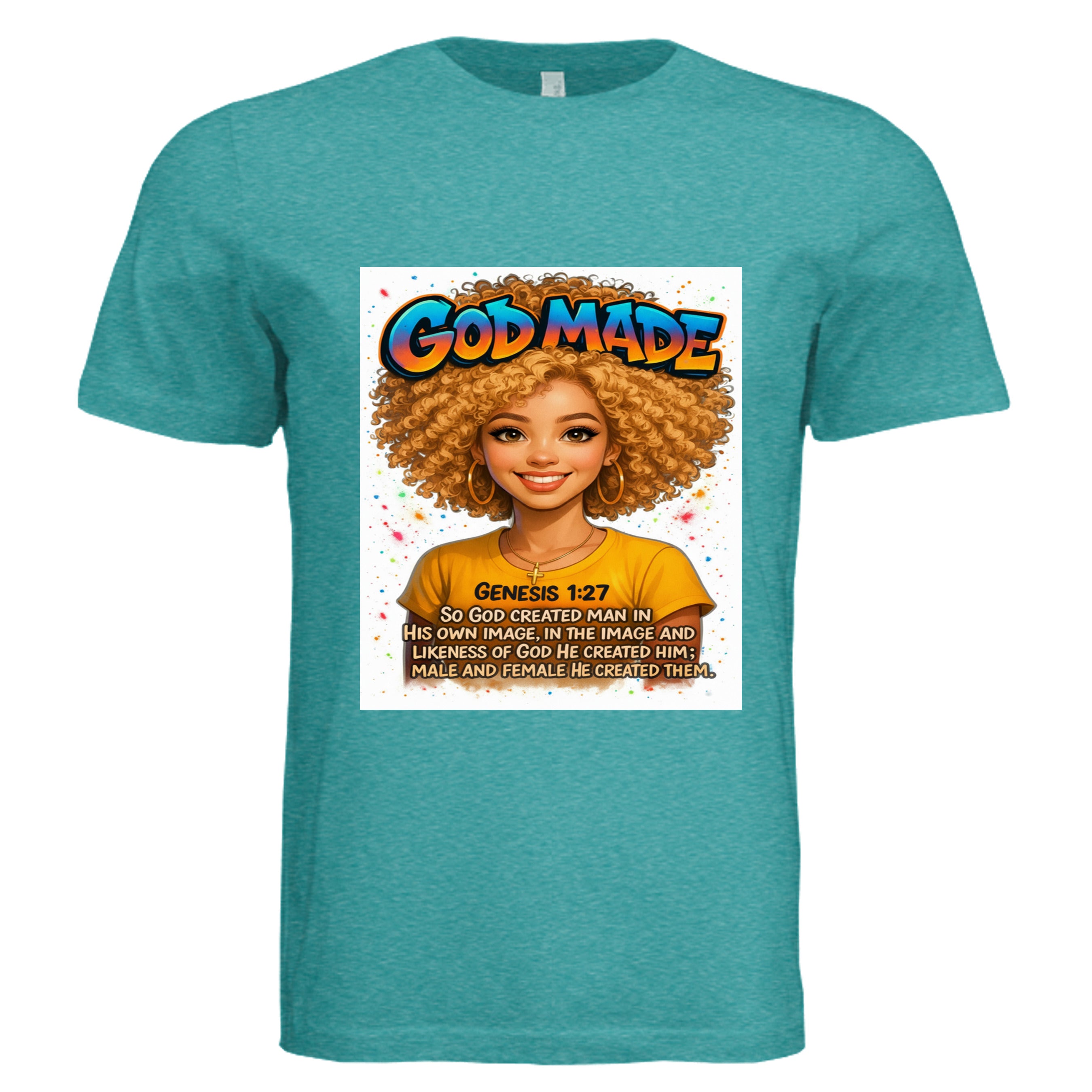 TEAL TRIBLEND - 3413C - FRONT